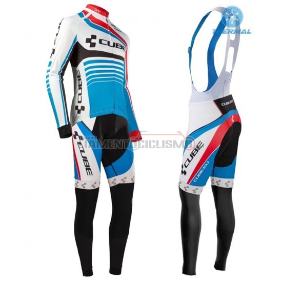 Abbigliamento Ciclismo Cube ML 2016 blu e bianco